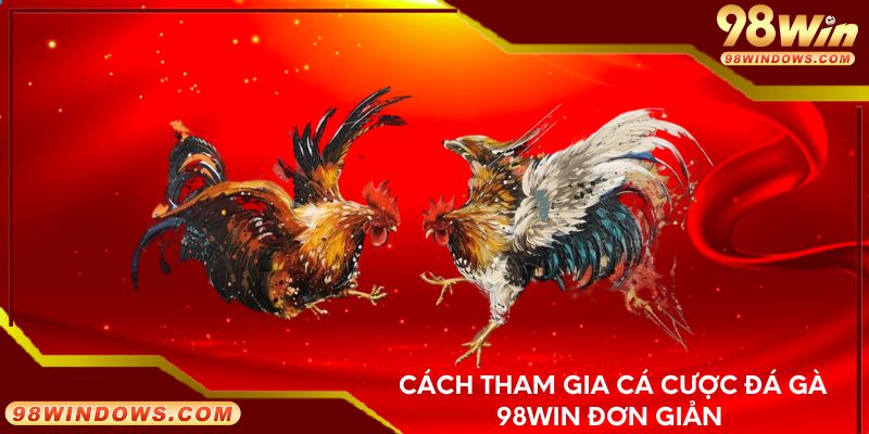 Cách tham gia cá cược đá gà 98Win đơn giản 